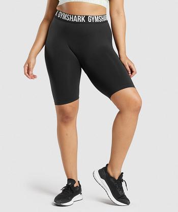 Dámské Šortky Gymshark Fit Seamless Cycling Černé | CZ 3834NWY
